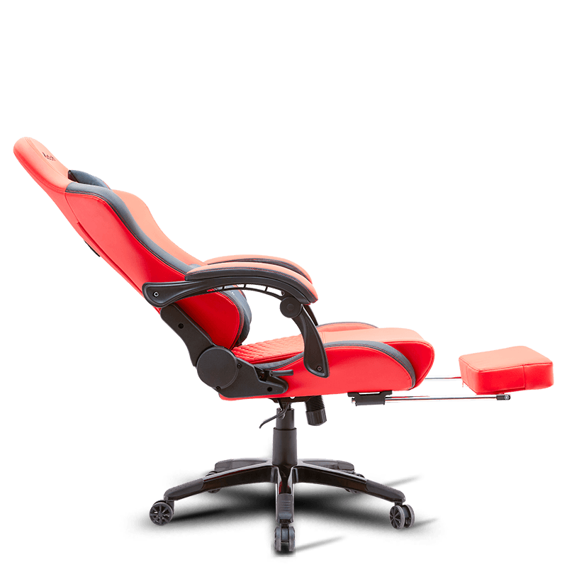 MC-6641B كرسي ألعاب مريح من الجلد الصناعي مع مسند للقدمين