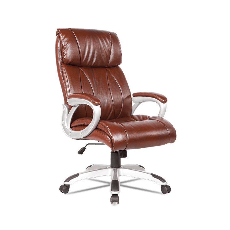 MC-7108 PU Leather + PVC كرسي مكتب تنفيذي مع مساند للذراعين داعم للفقرات القطنية